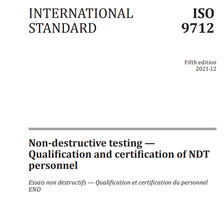 ISO 9712-2021对首期5年续证带来的变化如何对策 