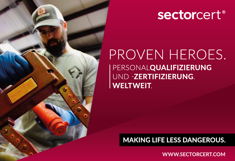 请珍惜您持有的德国SECTOR CERT NDT证书 